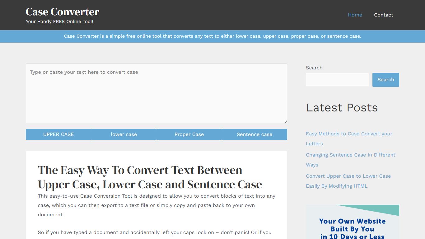 Case Converter - Your Handy FREE Online Tool!